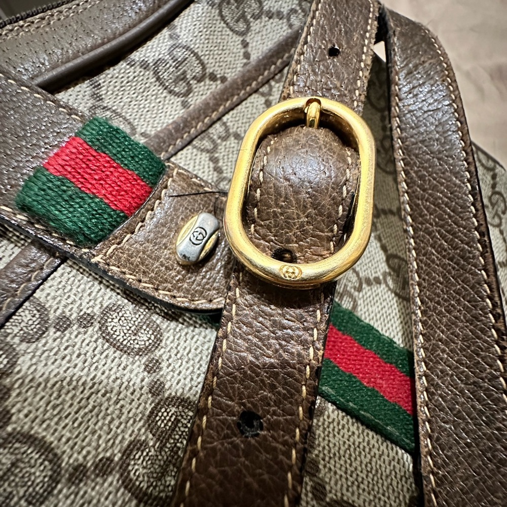Gucci vintage GG canvas bag - Picture 4 of 12